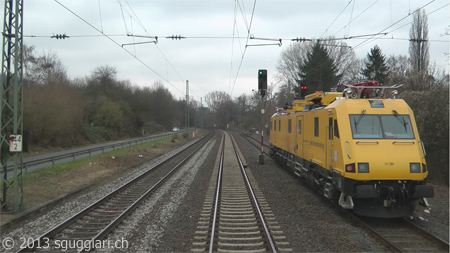 Vista dalla cabina - DB BR 711 (Germania)